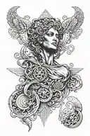 gods Olympus tattoo design idea