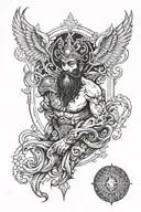 gods Olympus tattoo design idea