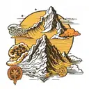mount everest  tattoo design idea