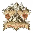 mount everest  tattoo design idea