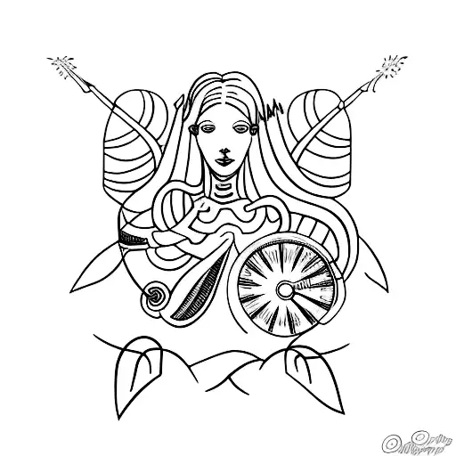 Baum wo Kind schaukelt tattoo design idea