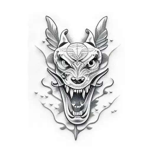 Aeroplane tattoo design idea