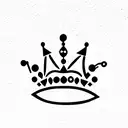 Queen's Crown tattoo design idea