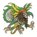 Rasta life tattoo design idea