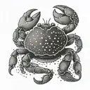 crab tattoo design idea