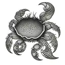 crab tattoo design idea
