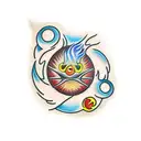 calcifer tattoo design idea