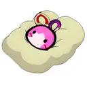 Digital painted candy tattoo design idea