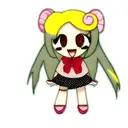 Digital painted candy tattoo design idea