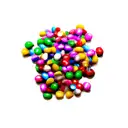 Digital painted candy tattoo design idea