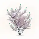 mulan cherry blossom tattoo design idea