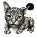 tonguing a butthole of a beautiful representing im a nympho tattoo design idea