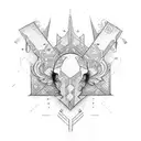 1111 tattoo design idea