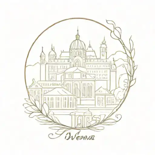 Vienna by Billie Joel tattoo design idea
