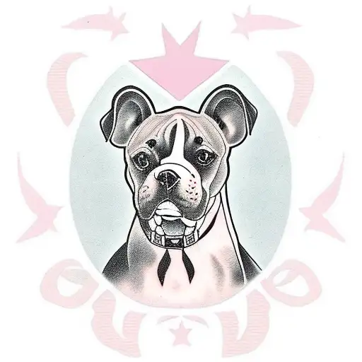  tattoo design for my mom old school style must have a boxer dog tattoo design idea