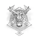 simple authenticity, fun, loyalty and strength  tattoo design idea