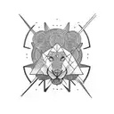 simple authenticity, fun, loyalty and strength  tattoo design idea