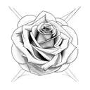 little rose tattoo design idea