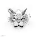 Colombian style  tattoo design idea