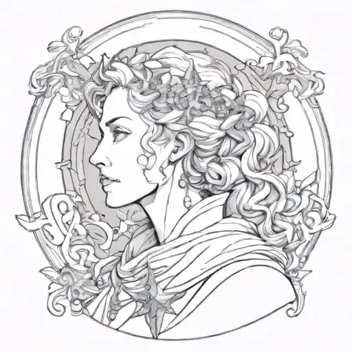Moira Juno's Sirius Freyja tattoo design idea
