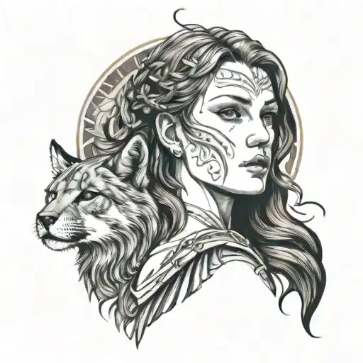 Moira Juno's Sirius Freyja tattoo design idea