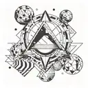 pluto tattoo design idea