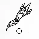 sience fiction tattoo design idea
