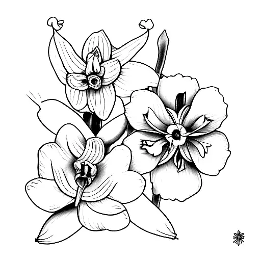 cross played cards narcissus tattoo design idea