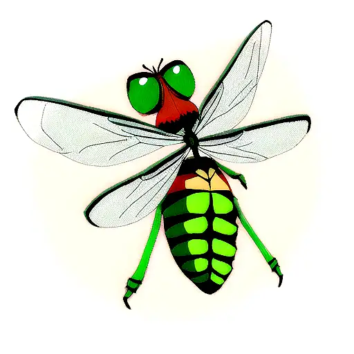 Dragonfly tattoo design idea