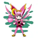 Pink dragon tattoo design idea