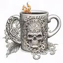 The PC mug tattoo design idea