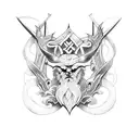 Norse Gods tattoo design idea