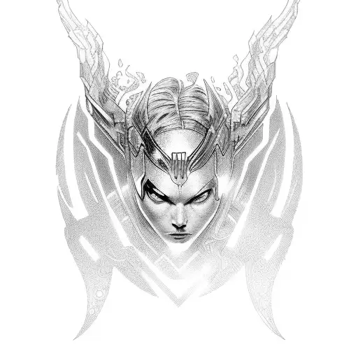 bisexual marvel fan tattoo design idea