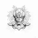 bisexual marvel fan tattoo design idea