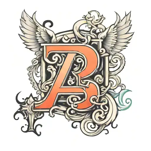 letters  alphabet tattoo design idea