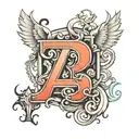 letters  alphabet tattoo design idea