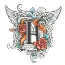 letters  alphabet tattoo design idea