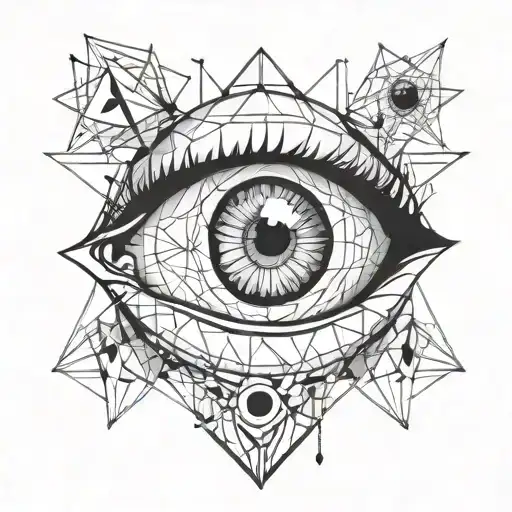 eye anatomy tattoo design idea