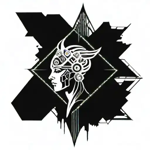 hecate goddess tattoo design idea