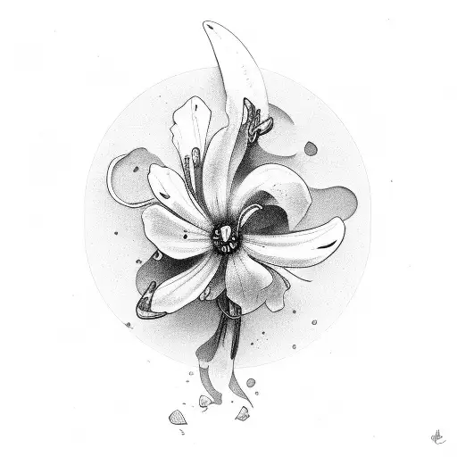 primrose flower tattoo
