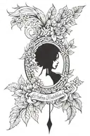 Everything happens for a reason tattoo design idea