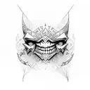 dc joker tattoo design idea