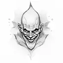 dc joker tattoo design idea