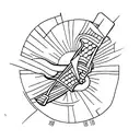 Florianópolis bridge with some Buenos Aires Caminito  tattoo design idea