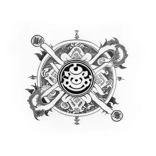 Luffy flamenguista  tattoo design idea