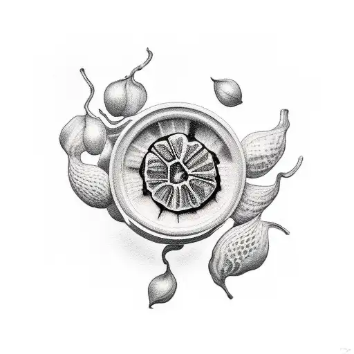 hazelnut tattoo design idea