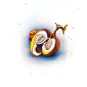 hazelnut tattoo design idea