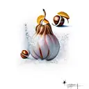 hazelnut tattoo design idea