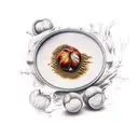 hazelnut tattoo design idea