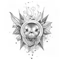 Hazelnut tattoo design idea